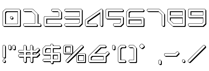 Federapolis Shadow Font OTHER CHARS