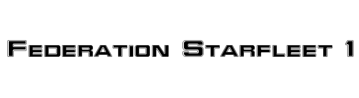 Federation Starfleet 1  Free Fonts Download