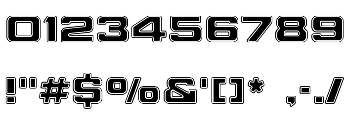 Federation Starfleet 1 Font OTHER CHARS