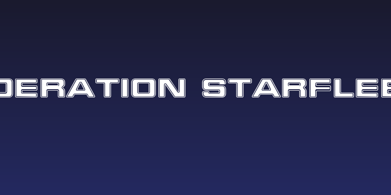 Federation Starfleet 1 Social Header