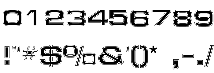 Federation Starfleet 2 Font OTHER CHARS