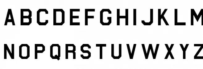 Federation Starfleet Hull 23rd Schriftart Groß