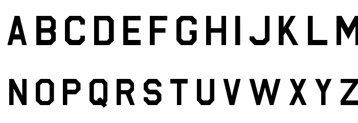 Federation Starfleet Hull 23rd Font LOWERCASE