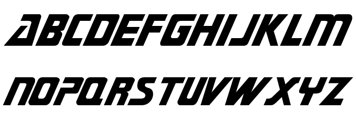 Federation TNG Title Font LOWERCASE