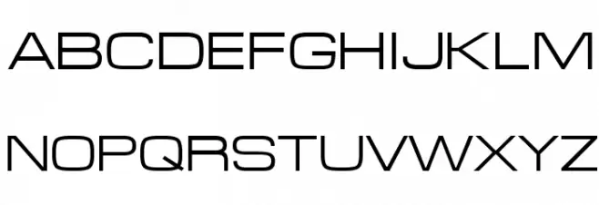 Federation 字体 大写