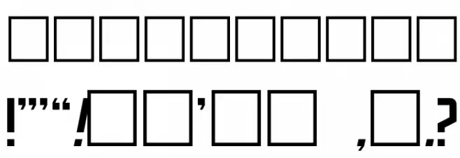 FederationClassic Font OTHER CHARS