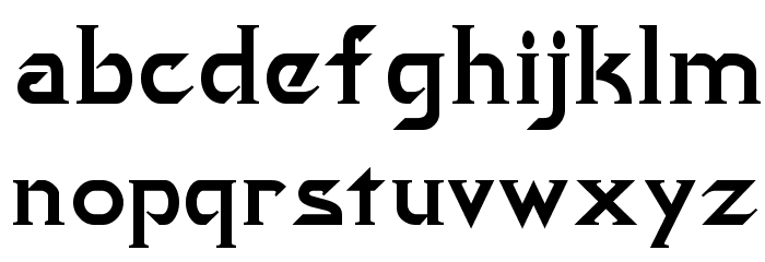 FederationClassicMovie Font LOWERCASE