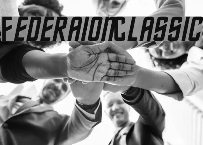 FederationClassic Font examples