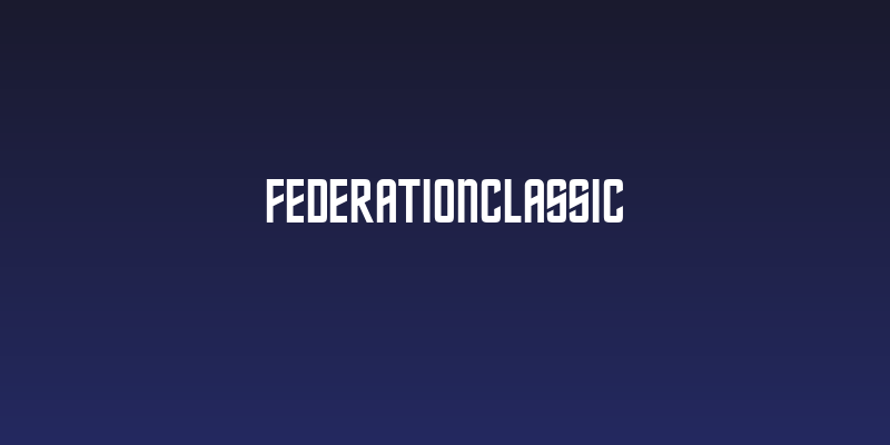 FederationClassic Social Header