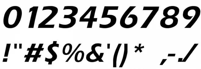 FederationCrille Font OTHER CHARS