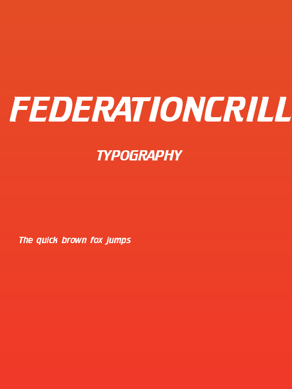 FederationCrille Poster