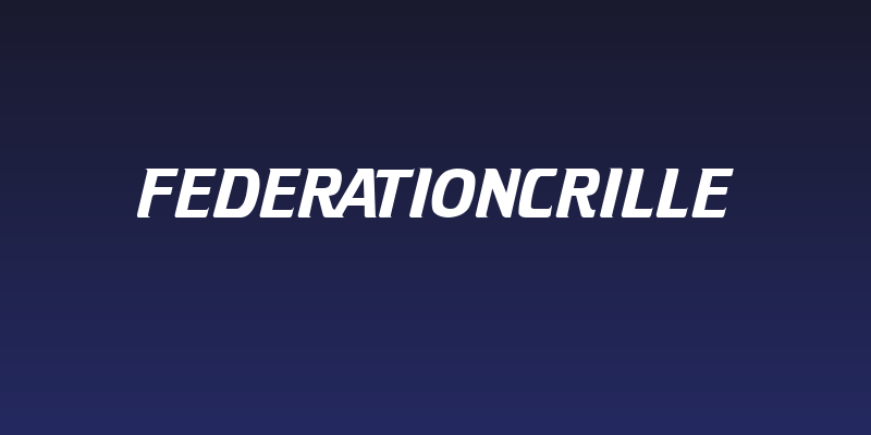 FederationCrille Social Header