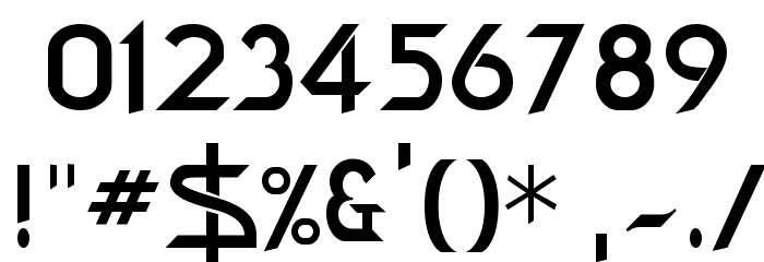 FederationDS9Title Font OTHER CHARS