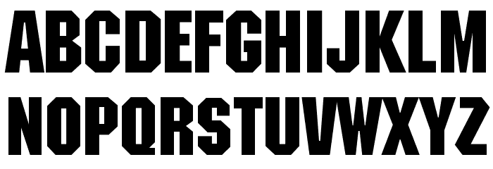FederationHull Font LOWERCASE