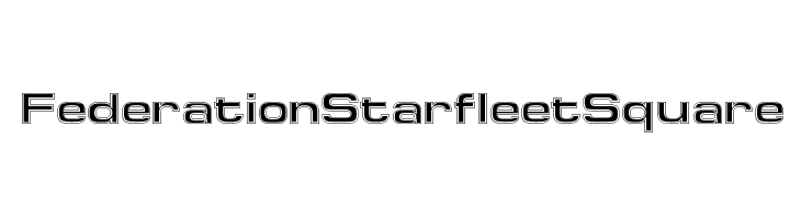 FederationStarfleetSquare Font