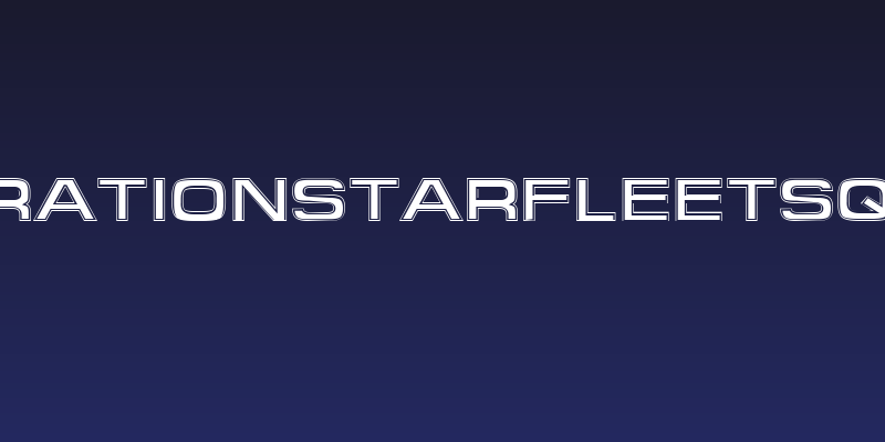 FederationStarfleetSquare Social Header