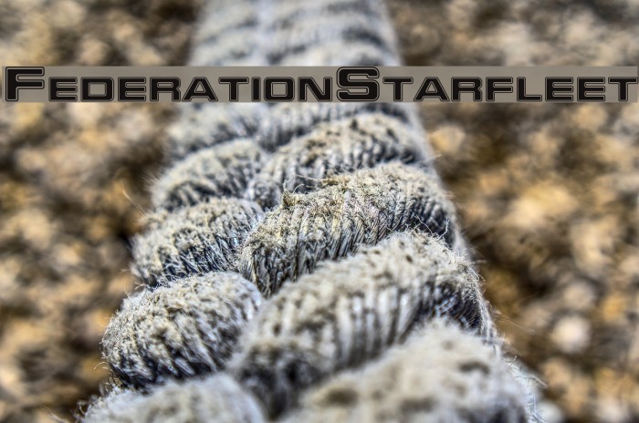 FederationStarfleet Шрифта examples