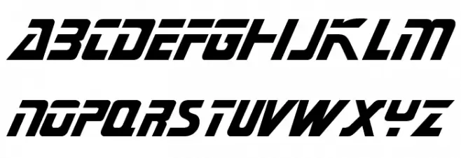 FederationTNGTitle خط أحرف كبيرة