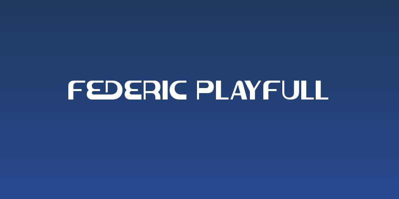 Federic Playfull Social Header