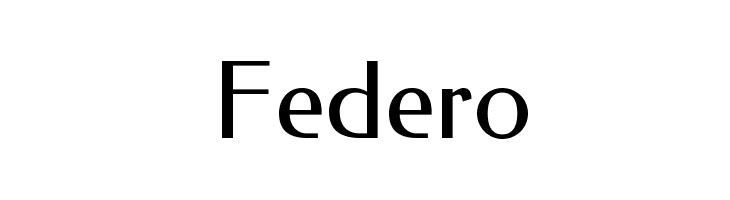 Federo  Free Fonts Download