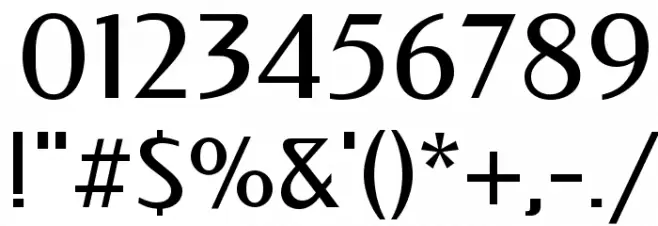 Federo Font OTHER CHARS