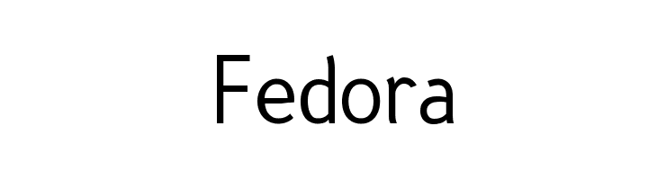 Fedora Font