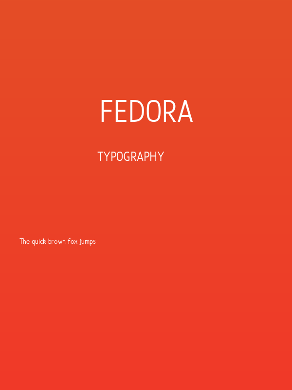 Fedora Poster