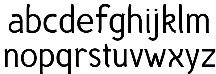 Fedora Font LOWERCASE