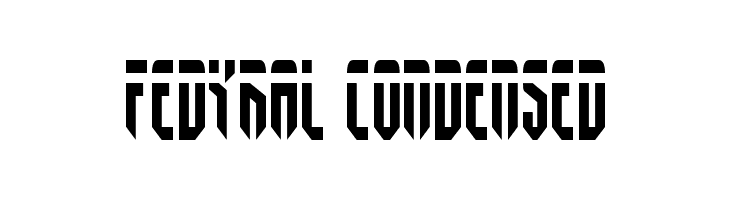 Fedyral Condensed  フリーフォントのダウンロード