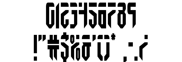 Fedyral Condensed Font OTHER CHARS