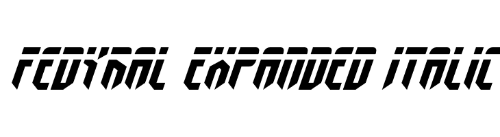 Fedyral Expanded Italic  免费字体下载