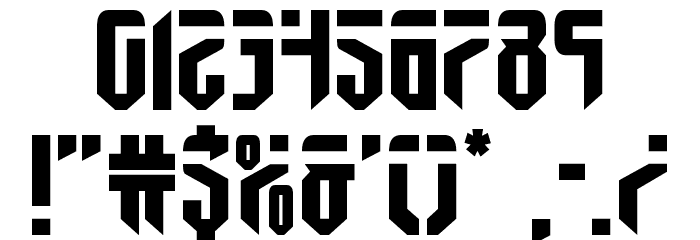 Fedyral Expanded Font OTHER CHARS