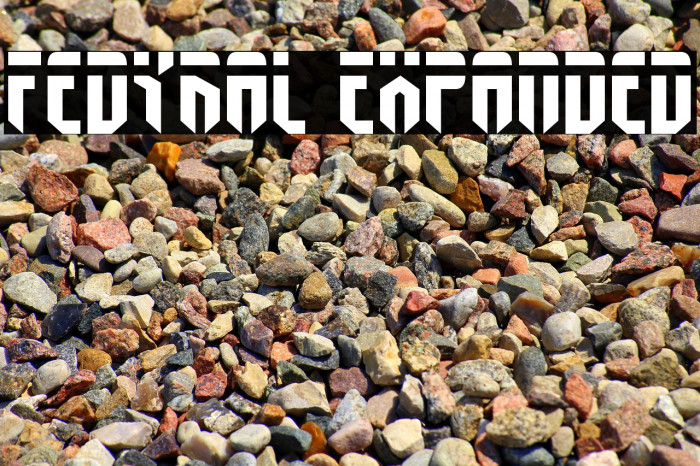 Fedyral Expanded Font examples