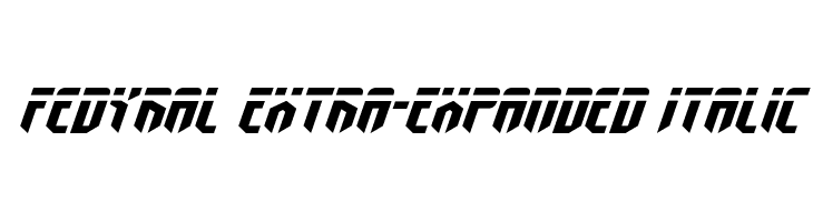 Fedyral Extra-Expanded Italic  Descarca Fonturi Gratis