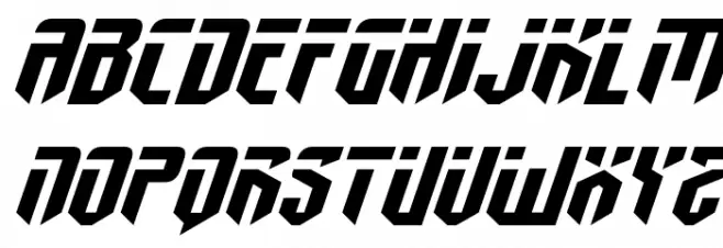 Fedyral Extra-Expanded Italic خط أحرف كبيرة