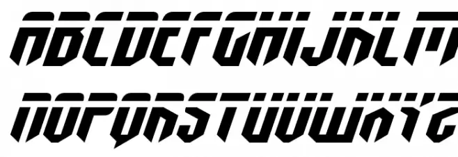 Fedyral Extra-Expanded Italic Polices MINUSCULES