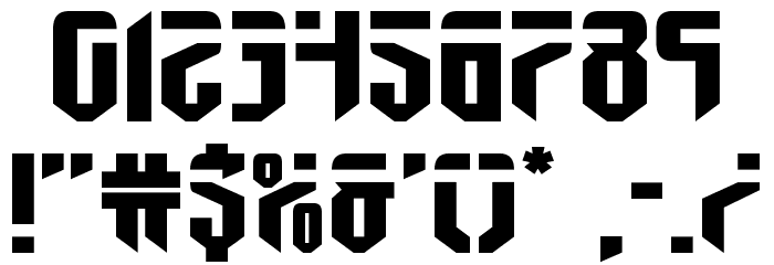 Fedyral Extra-Expanded Font OTHER CHARS