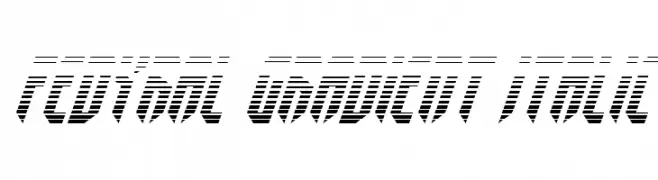 Fedyral Gradient Italic  フリーフォントのダウンロード