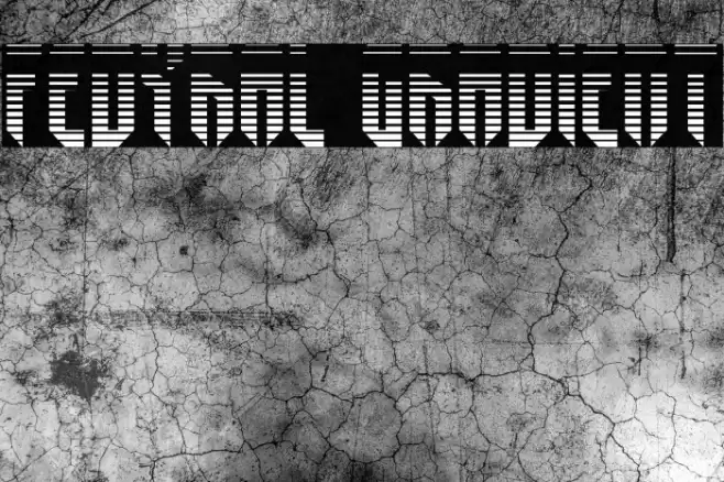 Fedyral Gradient Font examples