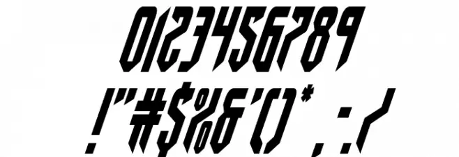Fedyral II Condensed Italic Fonte OUTROS PERSONAGENS