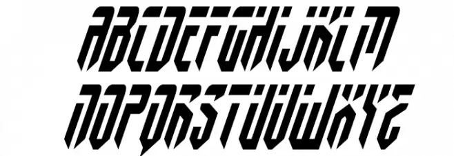 Fedyral II Condensed Italic Polices MAJUSCULES