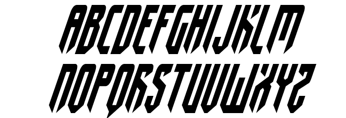 Fedyral II Condensed Italic Fonte MINÚSCULAS