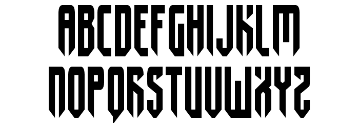 Fedyral II Condensed Schriftart Kleinbuchstaben