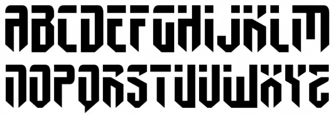 Fedyral II Expanded Schriftart Groß