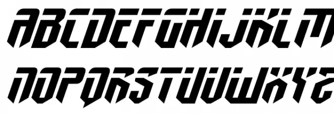 Fedyral II Extra-Expanded Italic Fuentes MAYÚSCULAS