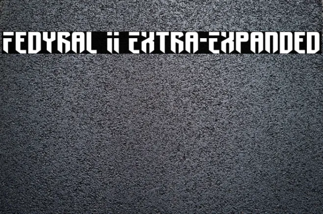 Fedyral II Extra-Expanded Example 1