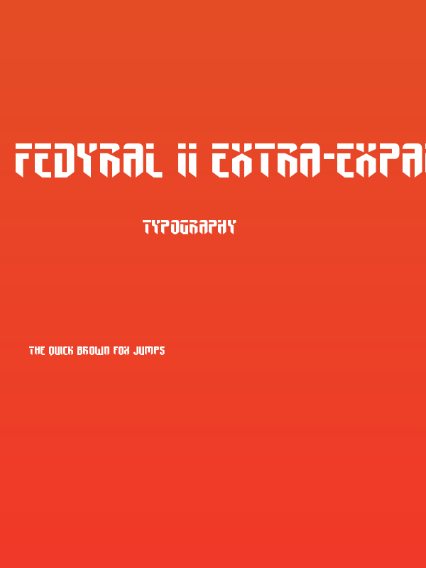 Fedyral II Extra-Expanded Poster