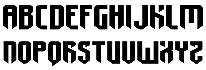 Fedyral II Extra-Expanded Font LOWERCASE