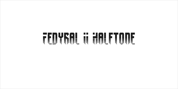 Fedyral II Halftone Logo