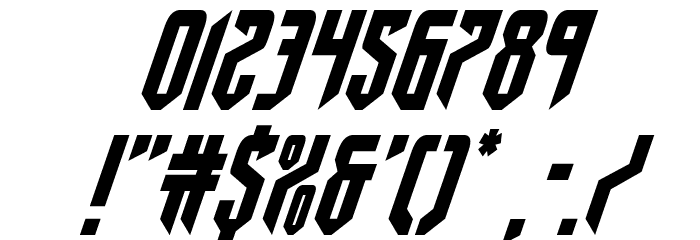 Fedyral II Italic Font OTHER CHARS